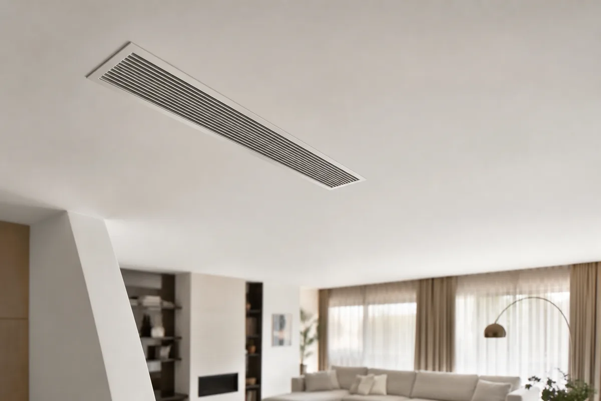 Climatisation gainable : faux plafond, gaines et budget